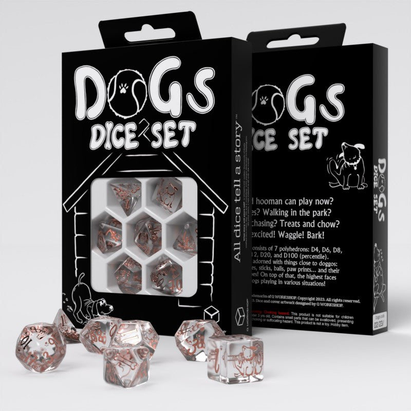 Dogs Dice Set: Bubbles (Preorder)