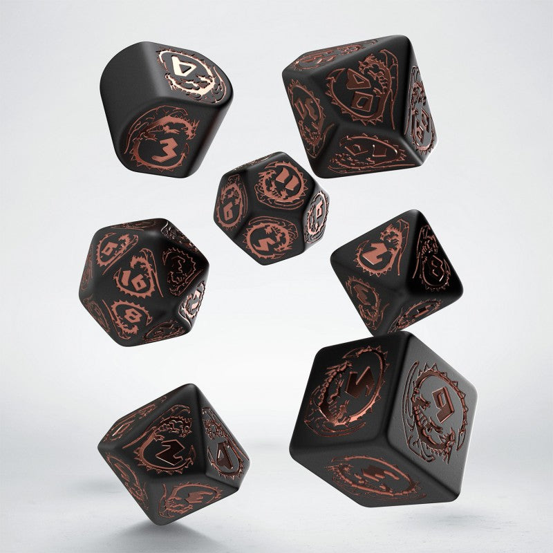Dragons Modern Dice Set: Obsidian (Preorder)