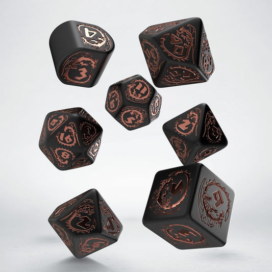 Dragons Modern Dice Set: Obsidian (Preorder)