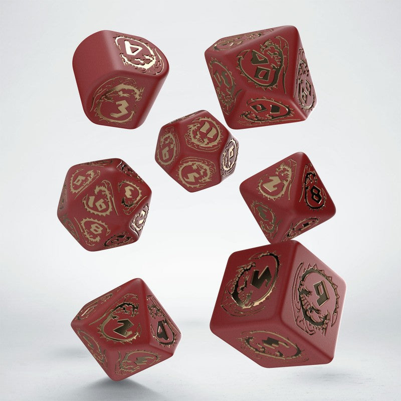 Dragons Modern Dice Set: Ruby (Preorder)