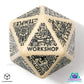 Dungeon Generator Die: Beige&Black (Preorder)