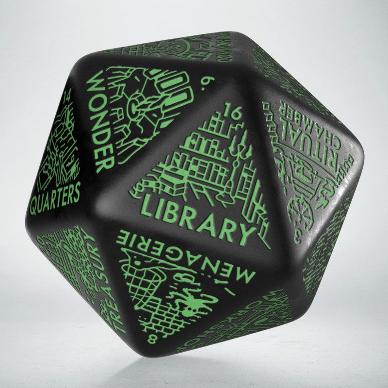Dungeon Generator Die: Black&Green (Preorder)