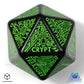 Dungeon Generator Die: Black&Green (Preorder)