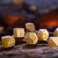 Dwarven Modern Dice Set: Gold (Preorder)