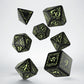 Elvish Black & glow-in-the-dark Dice Set (Preorder)