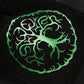 Forest Black & green Velour Dice Bag (Preorder)