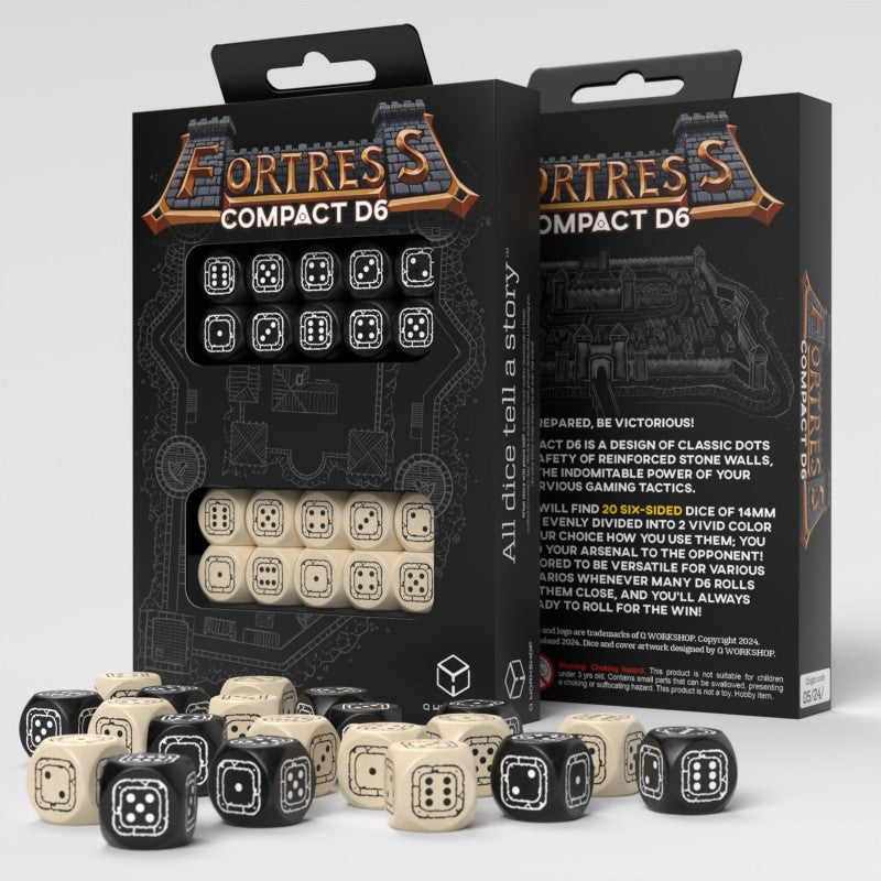 Fortress Compact D6: Black&Beige (Preorder)