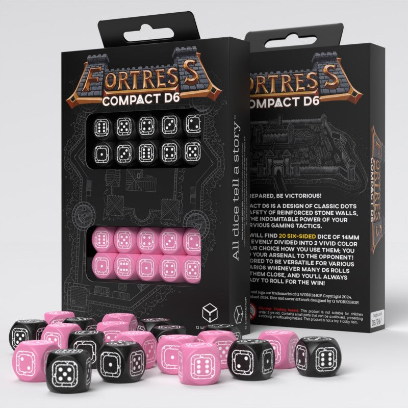 Fortress Compact D6: Black&Pink (Preorder)