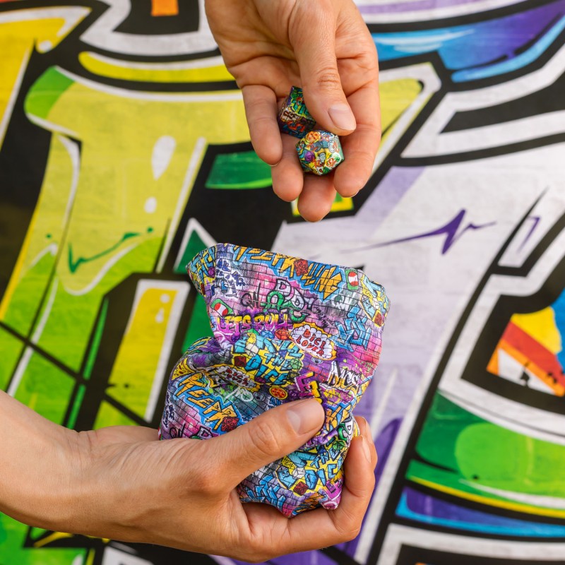 Full Art Dice® Pouch: Graffiti (Preorder)