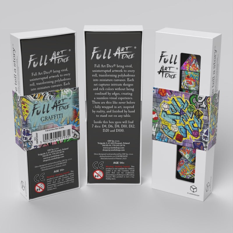 Full Art Dice® Set: Graffiti (Preorder)