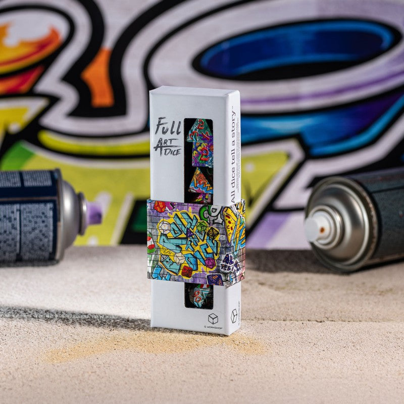 Full Art Dice® Set: Graffiti (Preorder)