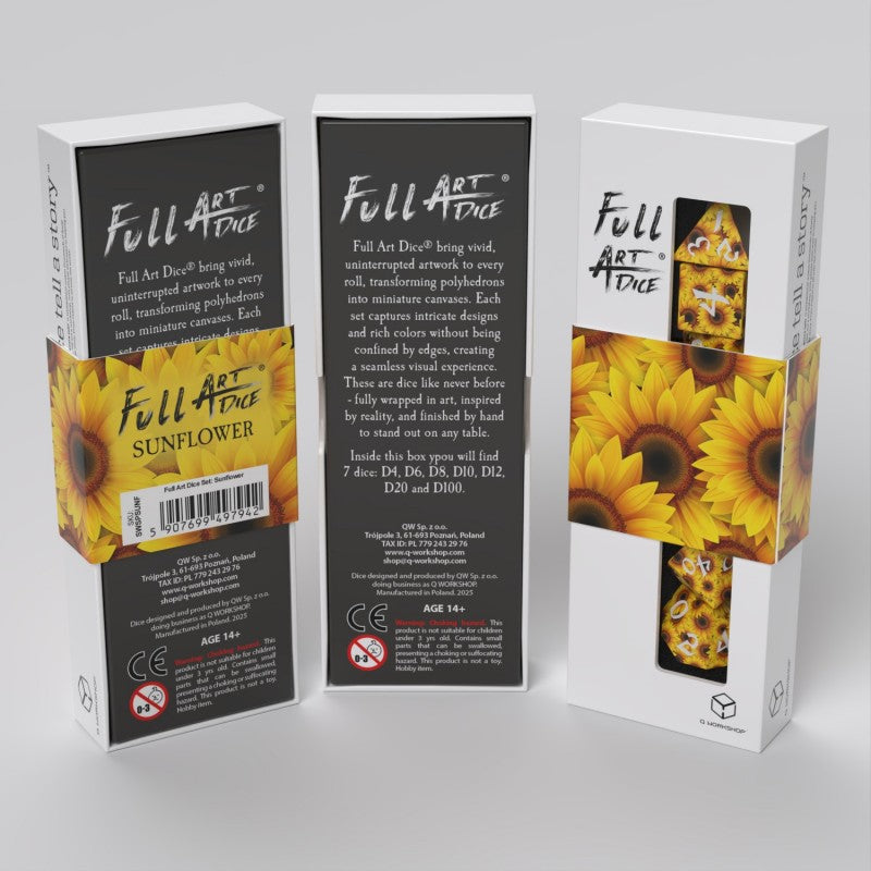 Full Art Dice® Set: Sunflower (Preorder)