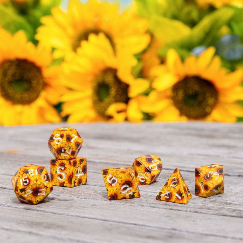 Full Art Dice® Set: Sunflower (Preorder)