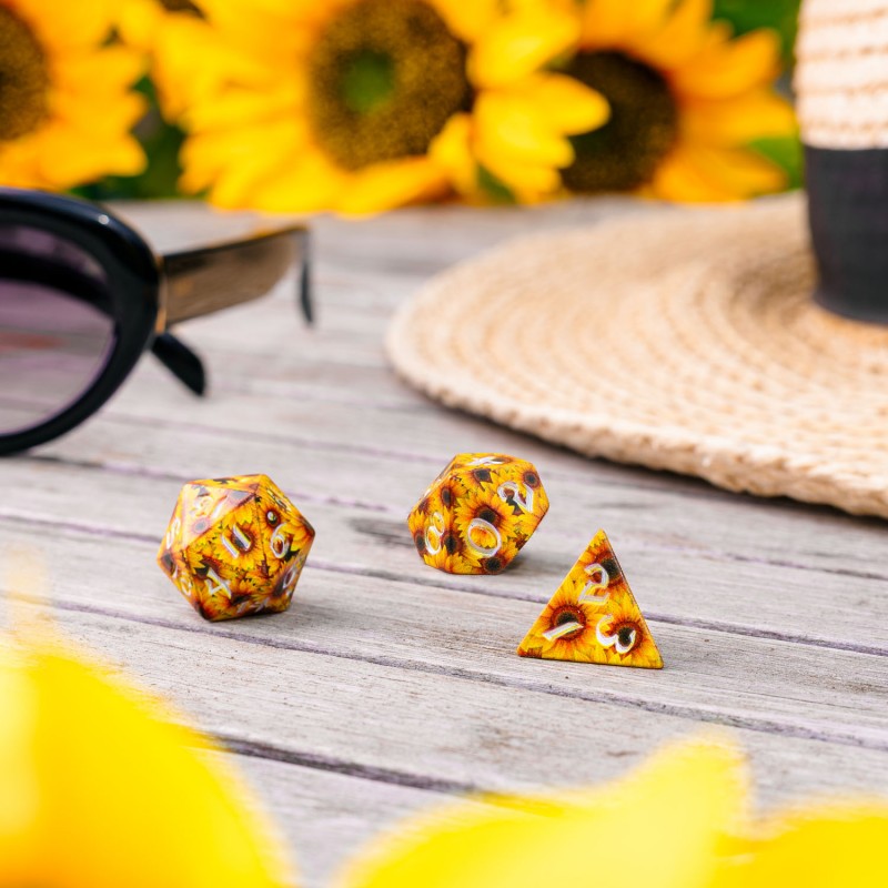 Full Art Dice® Set: Sunflower (Preorder)
