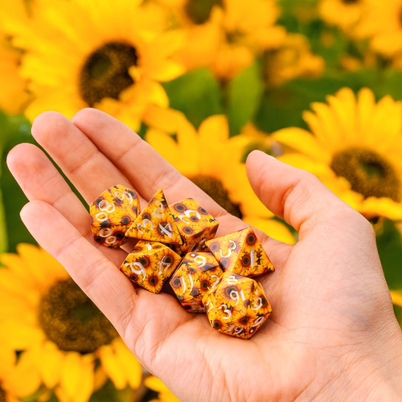 Full Art Dice® Set: Sunflower (Preorder)