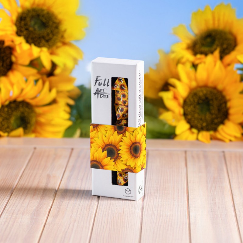 Full Art Dice® Set: Sunflower (Preorder)