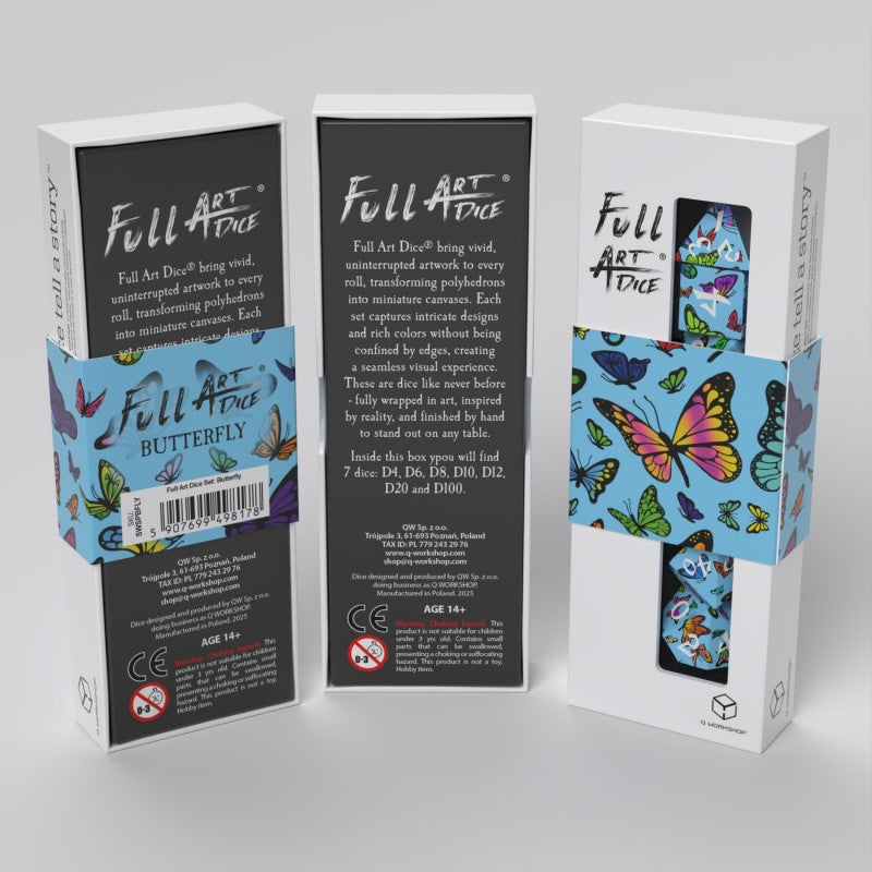 Full Art Dice® Set: Butterfly (Preorder)