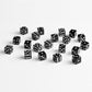 Full Pack of D6s: Black&White (Preorder)