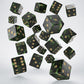 Full Pack of D6s: Bottle green & Gold (Preorder)
