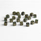 Full Pack of D6s: Bottle green & Gold (Preorder)
