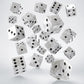 Full Pack of D6s: Pearl&Black (Preorder)