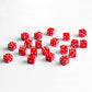 Full Pack of D6s: Red&White (Preorder)