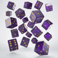 Full Pack of D6s: Shimmering Purple & Gold (Preorder)