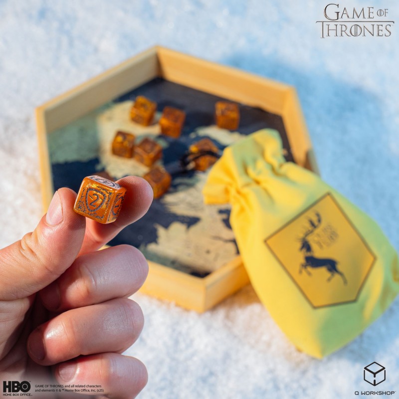 Game of Thrones. Baratheon 10xD6 Dice Set. (Preorder)