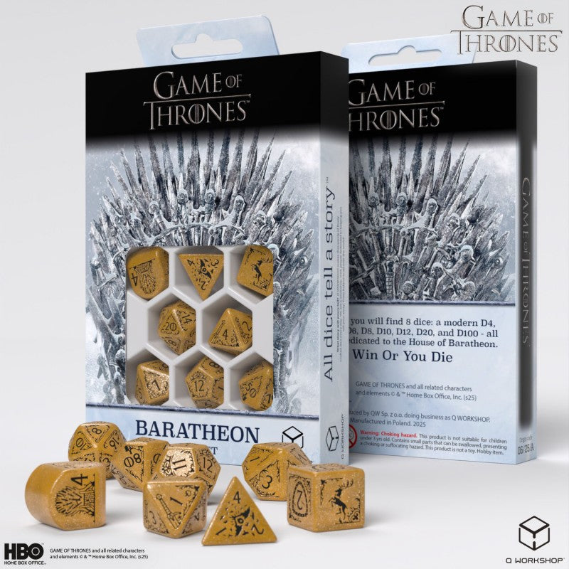 Game of Thrones. Baratheon Dice Set. (Preorder)