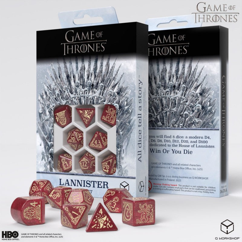 Game of Thrones. Lannister Dice Set. (Preorder)
