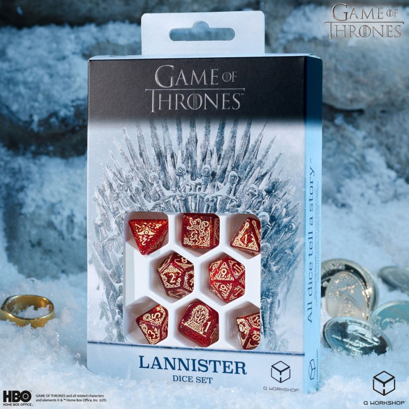 Game of Thrones. Lannister Dice Set. (Preorder)