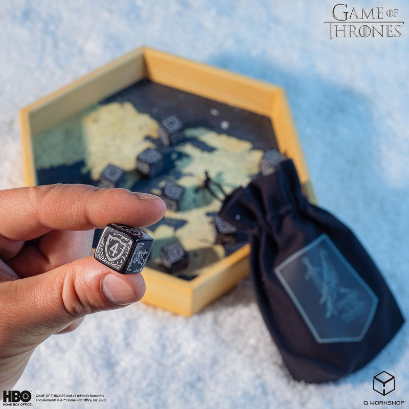 Game of Thrones. Night's Watch 10xD6 Dice Set. (Preorder)