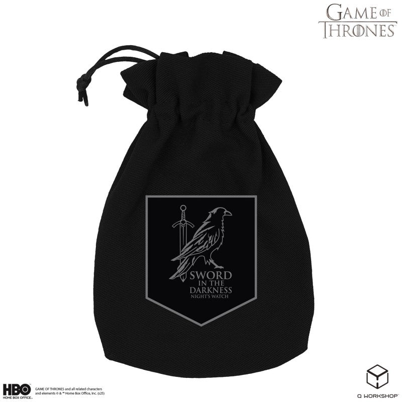 Game of Thrones. Night's Watch Dice Pouch. (Preorder)