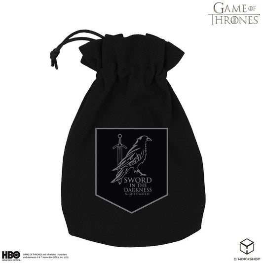 Game of Thrones. Night's Watch Dice Pouch. (Preorder)