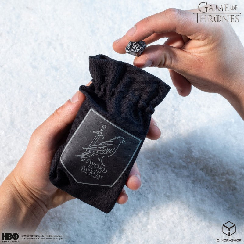 Game of Thrones. Night's Watch Dice Pouch. (Preorder)