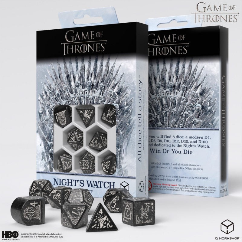Game of Thrones. Night's Watch Dice Set. (Preorder)