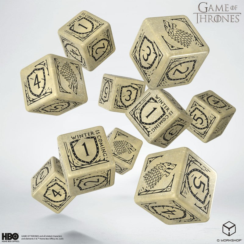 Game of Thrones. Stark 10xD6 Dice Set. (Preorder)