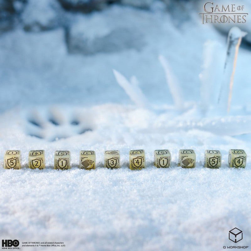 Game of Thrones. Stark 10xD6 Dice Set. (Preorder)