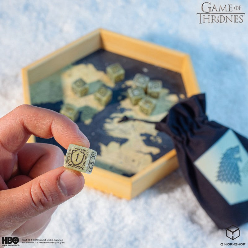 Game of Thrones. Stark 10xD6 Dice Set. (Preorder)