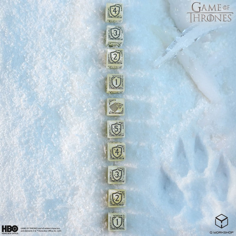 Game of Thrones. Stark 10xD6 Dice Set. (Preorder)