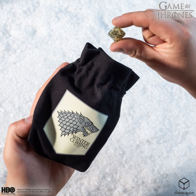Game of Thrones. Stark Dice Pouch. (Preorder)