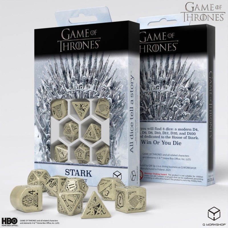 Game of Thrones. Stark Dice Set. (Preorder)