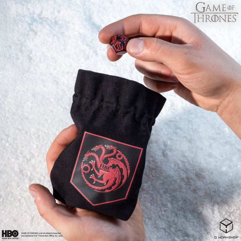 Game of Thrones. Targaryen Dice Pouch. (Preorder)
