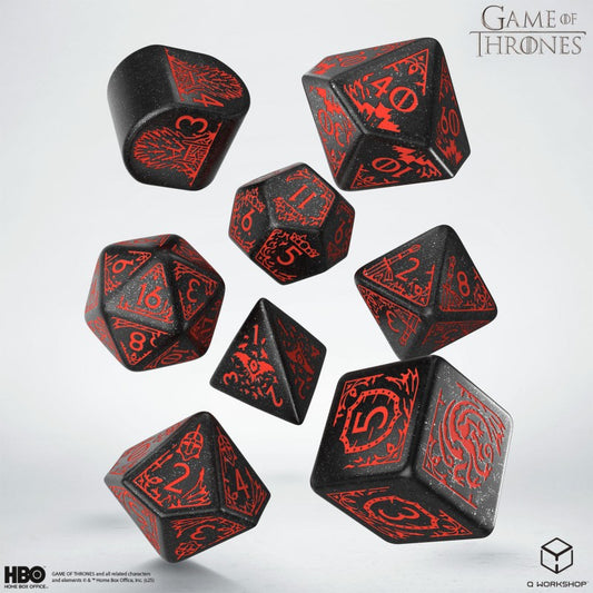 Game of Thrones. Targaryen Dice Set. (Preorder)