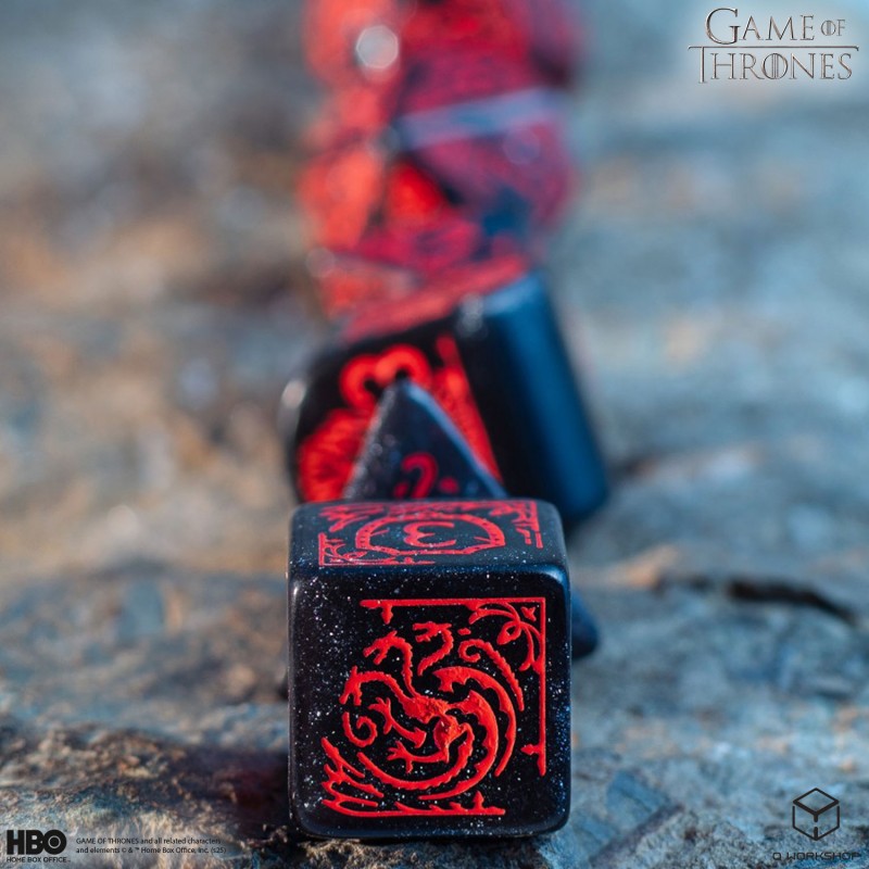 Game of Thrones. Targaryen Dice Set. (Preorder)