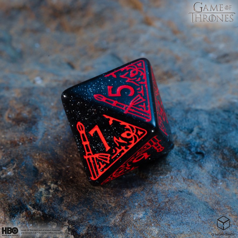 Game of Thrones. Targaryen Dice Set. (Preorder)