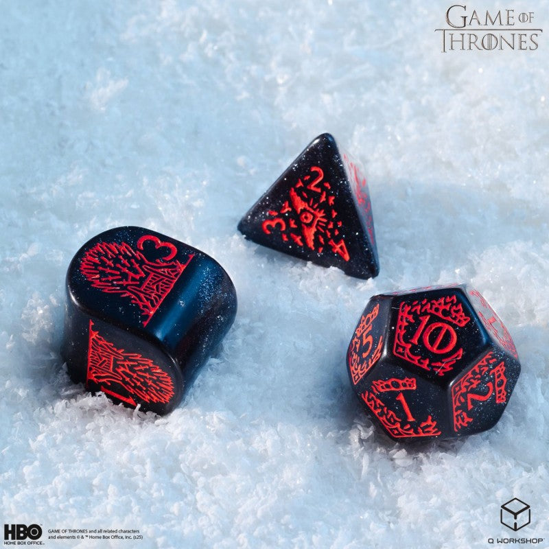 Game of Thrones. Targaryen Dice Set. (Preorder)