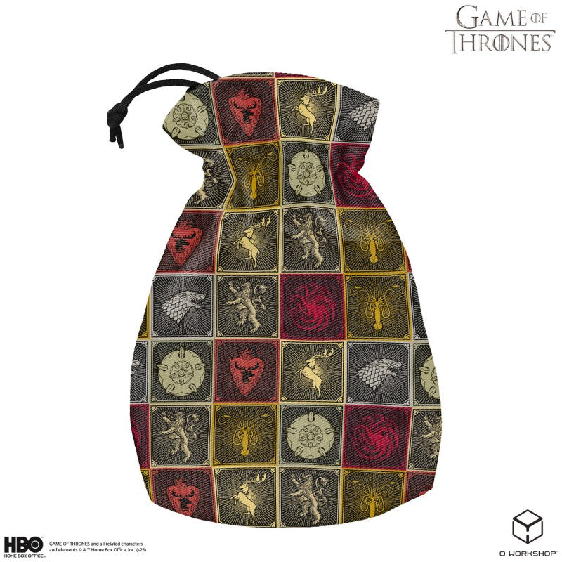 Game of Thrones. The Sigils Pattern Dice Pouch. (Preorder)