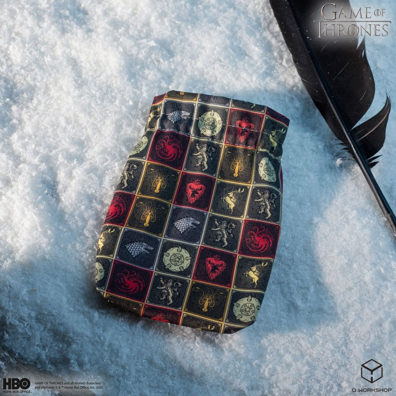 Game of Thrones. The Sigils Pattern Dice Pouch. (Preorder)