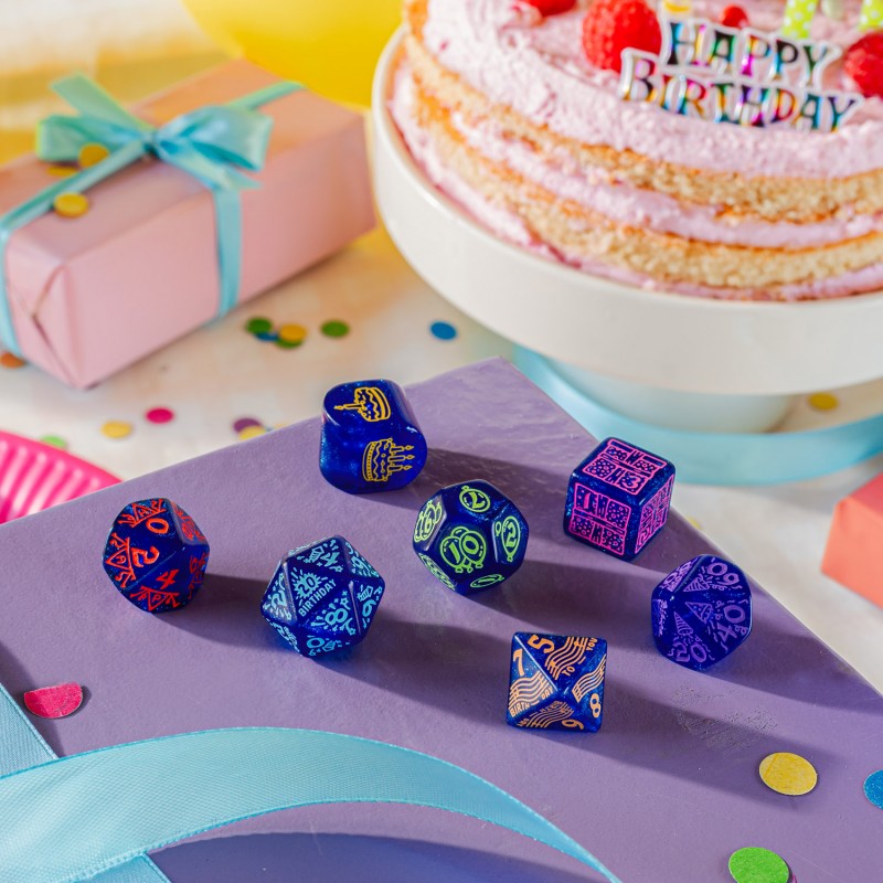 Happy Birthday Dice Set: Streamers (Preorder)